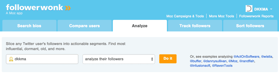 Analyze your Twitter Audience
